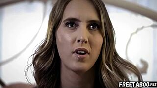 gf's twin sister cadence lux caught sucking my monster cock