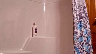 Sneaky Hidden Cam Catches Cute Girl Stripping Before Steamy Shower Bath