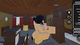 Roblox slut craves bbc monster cock from her master daily