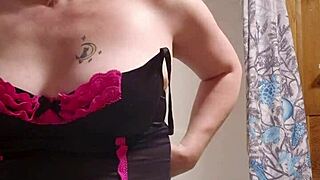 Sneaky Hidden Cam Catches Cute Girl Stripping Before Steamy Shower Bath