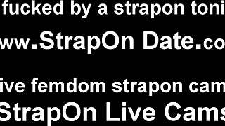 im gonna fuck both your holes deep with my strapon 😈🍆