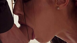 BOLD classroom lesbian licks with teacher!