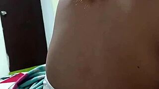 Jerking off while wife does her nails