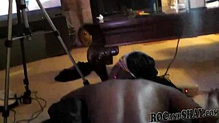 Ebonys Homemade Anal Assfucking Cumshot with Black Couples Intense Action