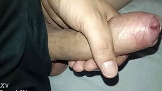 damn this cute mature flashes her milky tits and workouts with banana close-up