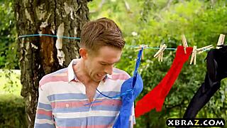 huge cock neighbor pounds wife cassidy klein right outdoors next door