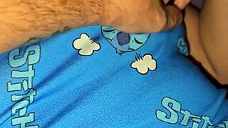 Bareback Slip into Tight Teen Stepdaughter Pussy Foreplay