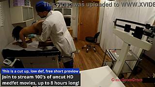 yasmine woods breezes through her cheeky cheerleader exam formality