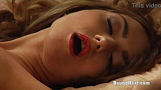 Curvy Lesbian Slaves Finger and Lick for Mistress Orgasm