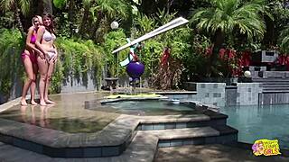 innocent besties chatting turns into hardcore lesbian pussy licking orgasm game pov