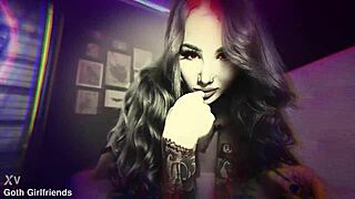 valerica steele returns dripping wet for rough goth riding squirting and submissive pussy pounding