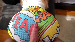 caught stepsis rubbing her wet pussy through leggings then ripped em for pounding