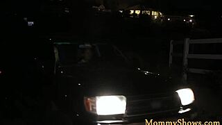 busty stepmom scissors teen then dives into oral feast