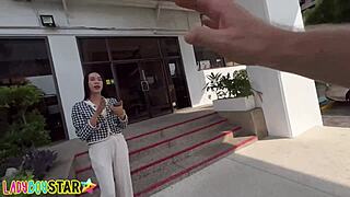 😍 thai ladyboy gus 20yo blue eyes braces sucks cock! 🔥