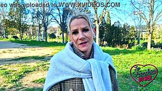 mature victoria burns hot in lingerie at 47