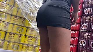 boss almost catches me eating client's ass in store deposit