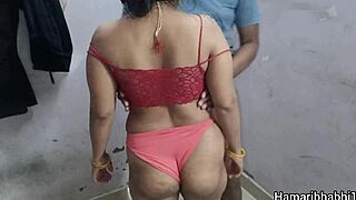 indian bhabhi aishwarya rides cock in tight velvet dress