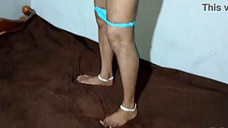 Indian bhabhi teacher's leaked mms shows her wet hairy pussy play