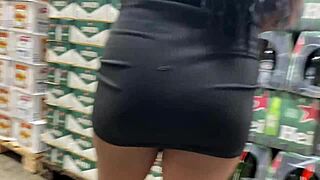 boss almost catches me eating client's ass in store deposit