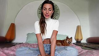 Roxy Fox demonstrates foreskin versus circumcised penises tutorial