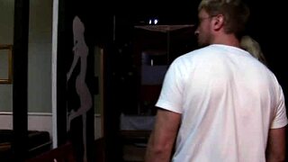 olga cabaeva gets fucked doggystyle deepthroat in lingerie heels with witnesses watching her gaping pussy