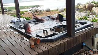 early mountain morning ebony milf moans as juicy pussy gets licked hidden