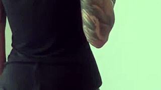 pov maledom slaps shaves humiliates rough amateur submissive slut vilja