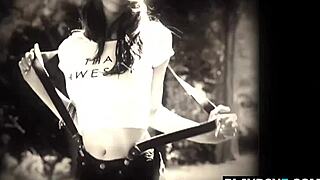 Gorgeous 18+ Teen Model Strips Big Natural Tits For Playboy