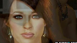 Gorgeous 18+ Teen Model Strips Big Natural Tits For Playboy