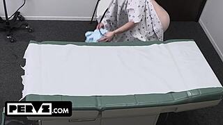 emma starletto's sloppy creampie needs doc checkup after riding old perv doctor rough?