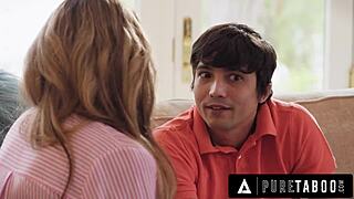 desperate milf pristine edge rides stepson's cock doggystyle for taboo cheating help part 1 and 2