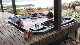 early mountain morning ebony milf moans as juicy pussy gets licked hidden