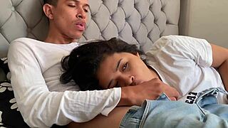 Perverted stepdad rams monster cock into petite mouth until cumshot