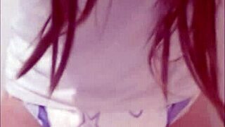 Diaper teen Kayla slides into wet lover bliss