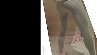 Diaper teen Kayla slides into wet lover bliss