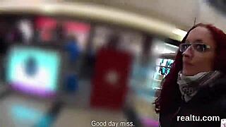 Gorgeous Czech Kitten Teased and Pounded Hard in POV Mall Fuck!