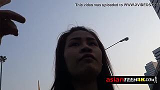 Desperate Tourist Hunts Petite Horny Asian Teen for Outdoor Fuck Frenzy