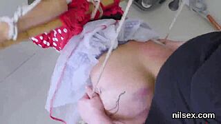 sexy nympho gets her asshole pounded in bdsm madhouse treatment