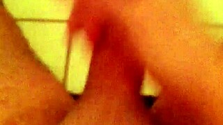 dude wanks furiously in public toilet stall