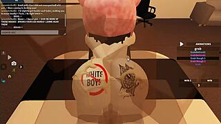 blacked roblox whore rides bbc bent over deep