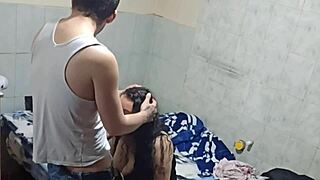 Mom-in-Law Sucks Big Cock After Birthday Party Deepthroat Cumshot