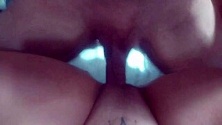 Experienced milf takes teen's virginity creampie fills her pussy