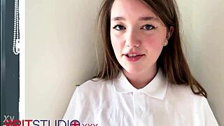 british teen, that polo shirt blowjob on cock looks so homemade naughty!