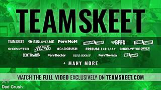 leila cove teases panties for dadcrush mike mancini ride