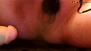 close-up stryker bullet wand teases pussy to orgasm cum