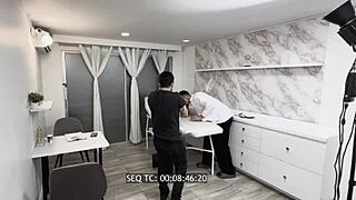 Juan Bustos Voyeurs Karolin Gomezxx and Millan Rodriguez Backstage