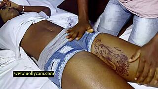 i went for pussy massage but she grabbed my huge cock and sucked it wet 😏