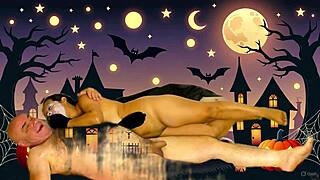 Agarabas and Olpr tease halloween fetish preview delights