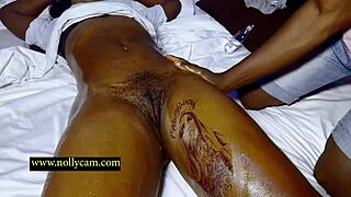 i went for pussy massage but she grabbed my huge cock and sucked it wet 😏