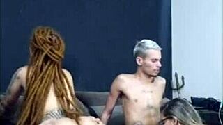 Ruiva Dread Senta No Meu Amigo Cuckold Mamada